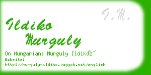 ildiko murguly business card
